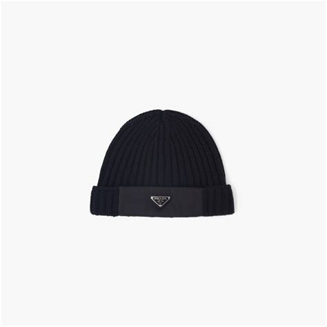 prada gorro mujer|Gorro de gabardina de Re.